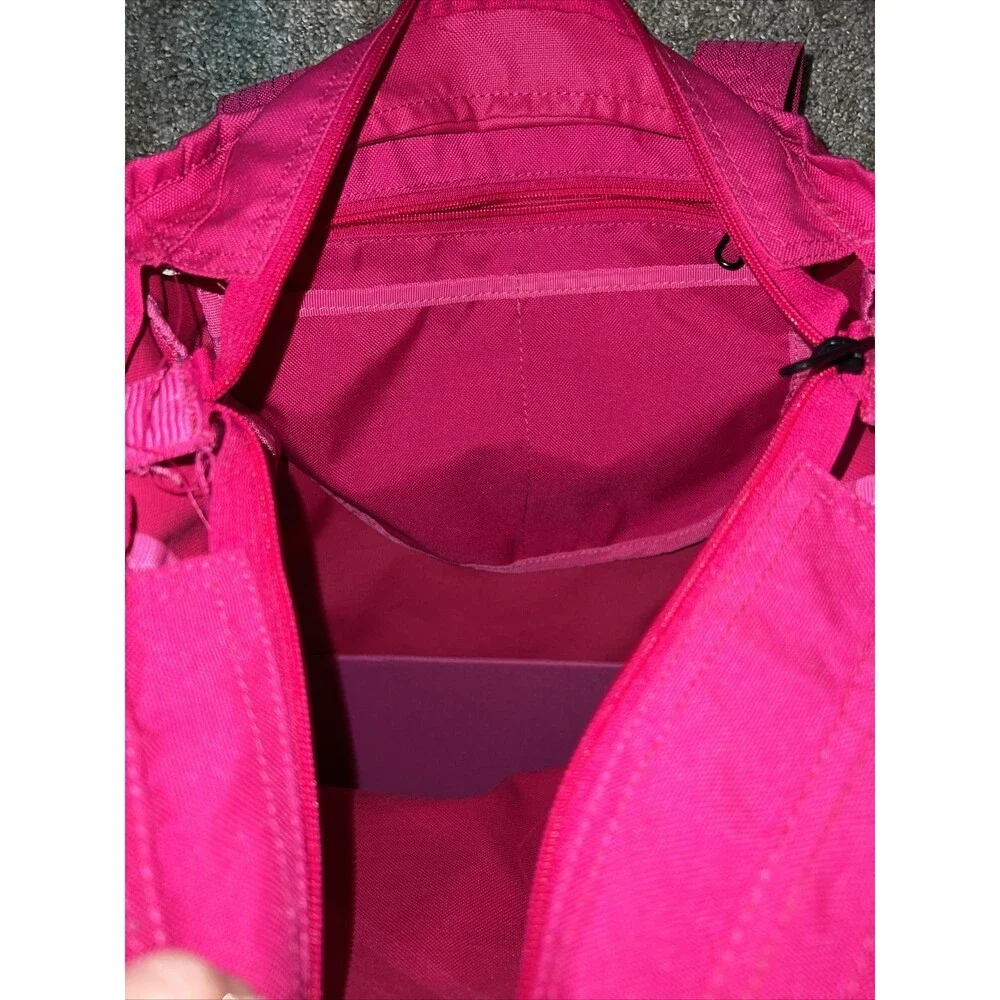 Nike JUST DO IT JDI tote bag vtg? pink 13x 15x 5 10” handle gym bag
